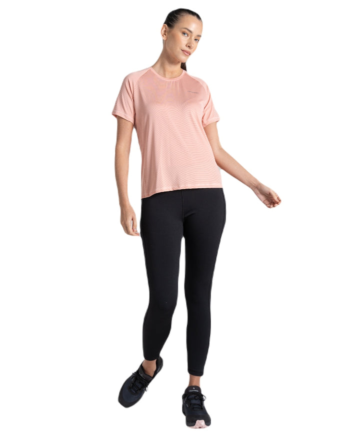 Black coloured Craghoppers Womens Alex Leggings on white background #colour_black