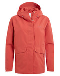 Compote Red coloured Craghoppers Womens Caldbeck II Waterproof Jacket on white background #colour_compote-red