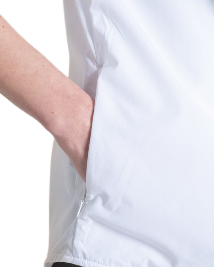 White coloured Craghoppers Womens Kiwi III Long Sleeved Shirt on white background #colour_white