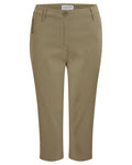 Cardamon coloured Craghoppers Womens Kiwi Pro III Cropped Trousers on white background #colour_cardamon