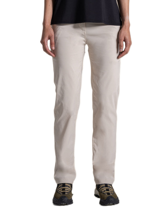 Oyster Coloured Craghoppers Womens Kiwi Pro III Trouser on white background #colour_oyster