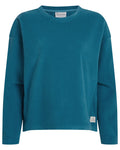 Porcelain Blue coloured Craghoppers Womens Miska Crew Neck Pullover on white background #colour_porcelain-blue