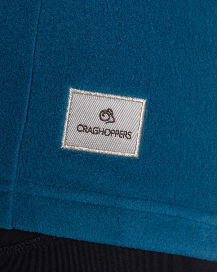 Porcelain Blue coloured Craghoppers Womens Miska Crew Neck Pullover on white background #colour_porcelain-blue