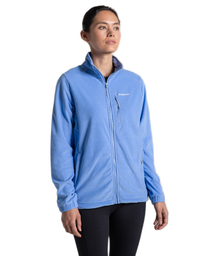Vinca Blue Coloured Craghoppers Womens Miska Plus II Jacket on white background #colour_vinca-blue
