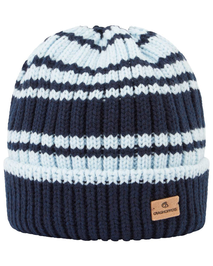 Blue Navy coloured Craghoppers Womens National Trust Canina Hat on white background #colour_blue-navy
