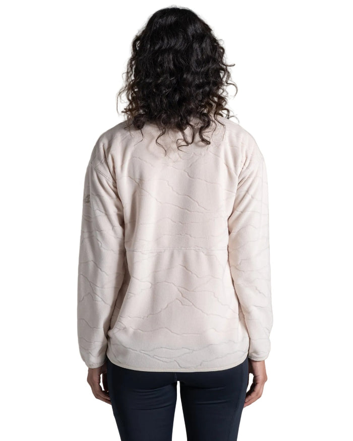 Ecru coloured Craghoppers Womens National Trust Wheatear Jacket on white background #colour_ecru