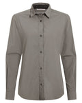 Vert coloured Craghoppers Womens Nosiife Alma Long Sleeved Shirt on white background #colour_vert