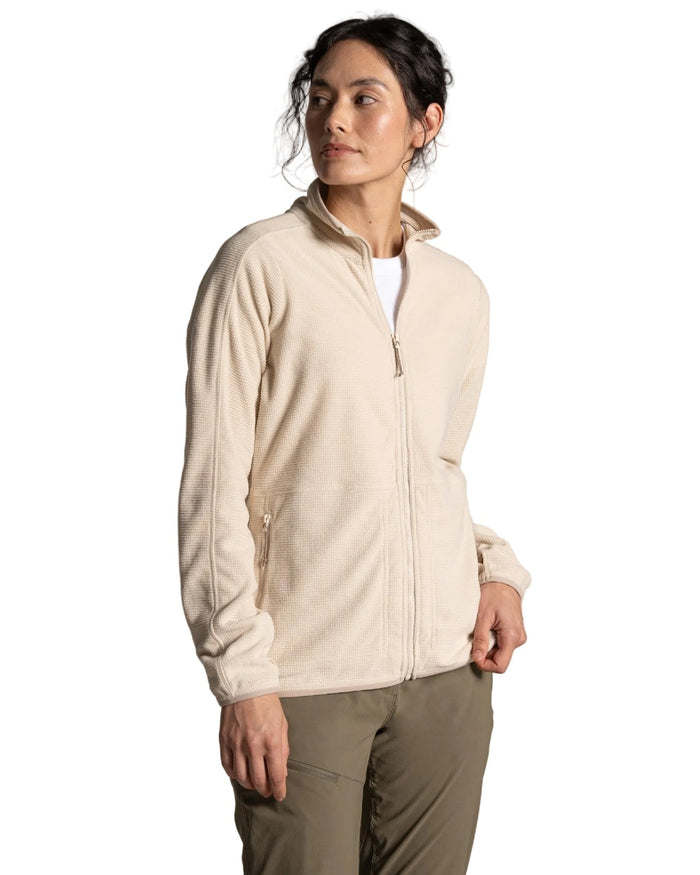 Oyster coloured Craghoppers Womens NosiLife Anya II Jacket on white background #colour_oyster