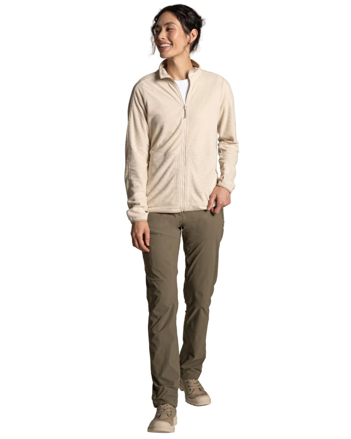 Oyster coloured Craghoppers Womens NosiLife Anya II Jacket on white background #colour_oyster