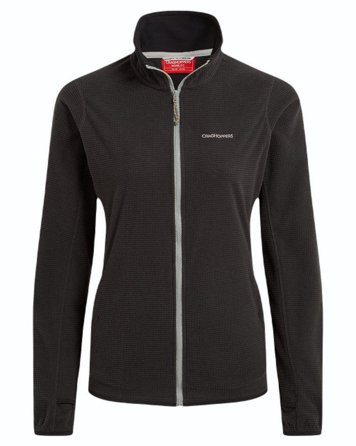 Charcoal coloured Craghoppers Womens NosiLife Anya Jacket on white background #colour_charcoal