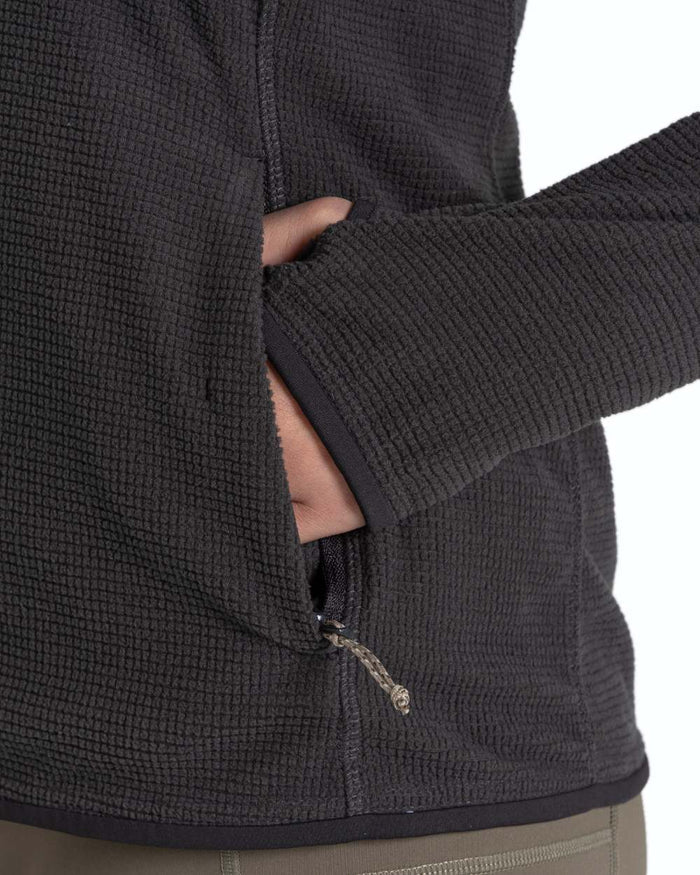 Charcoal coloured Craghoppers Womens NosiLife Anya Jacket on white background #colour_charcoal