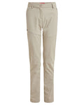 Soft Mushroom coloured Craghoppers Womens NosiLife Pro Trousers III on white background #colour_soft-mushroom