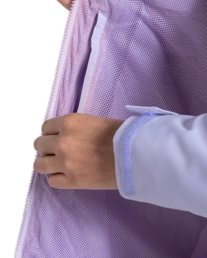 Parma Violet coloured Craghoppers Womens Solla Waterproof Jacket on white background #colour_parma-violet