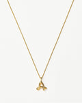 Curly Molten Mini Initial Necklace - A | 18ct Gold Vermeil Necklaces Missoma