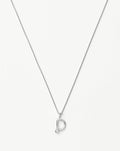 Curly Molten Mini Initial Necklace - D | Sterling Silver Necklaces Missoma
