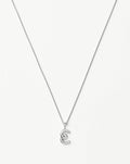 Curly Molten Mini Initial Necklace - E | Sterling Silver Necklaces Missoma
