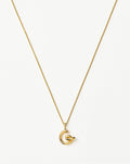 Curly Molten Mini Initial Necklace - G | 18ct Gold Vermeil Necklaces Missoma