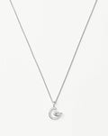 Curly Molten Mini Initial Necklace - G | Sterling Silver Necklaces Missoma
