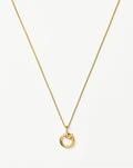 Curly Molten Mini Initial Necklace - O | 18ct Gold Vermeil Necklaces Missoma
