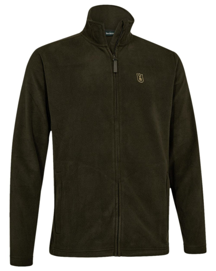 Timber Coloured Deerhunter Atlas Lightweight Fleece Jacket on white background #colour_timber