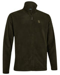 Timber Coloured Deerhunter Atlas Lightweight Fleece Jacket on white background #colour_timber