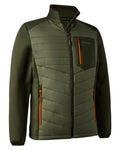 Forest Green coloured Deerhunter Chamois Padded Jacket on white background #colour_forest-green