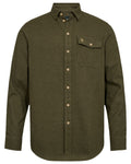 Forest Green Coloured Deerhunter Evan Shirt on white background #colour_forest-green