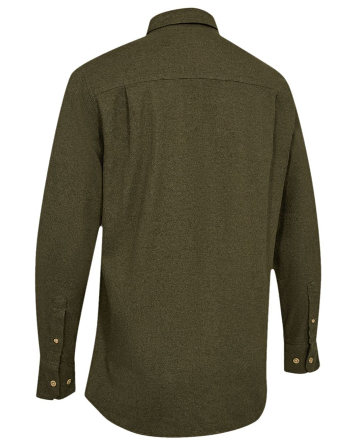Forest Green Coloured Deerhunter Evan Shirt on white background #colour_forest-green