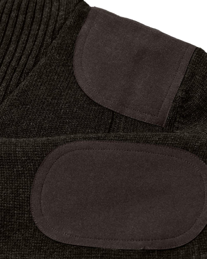 Ridgewood Melange Coloured Deerhunter Finley Stormliner Knit on white background #colour_ridgewood-melange