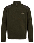 Woodland Melange Coloured Deerhunter Finley Stormliner Knit on white background #colour_woodland-melange