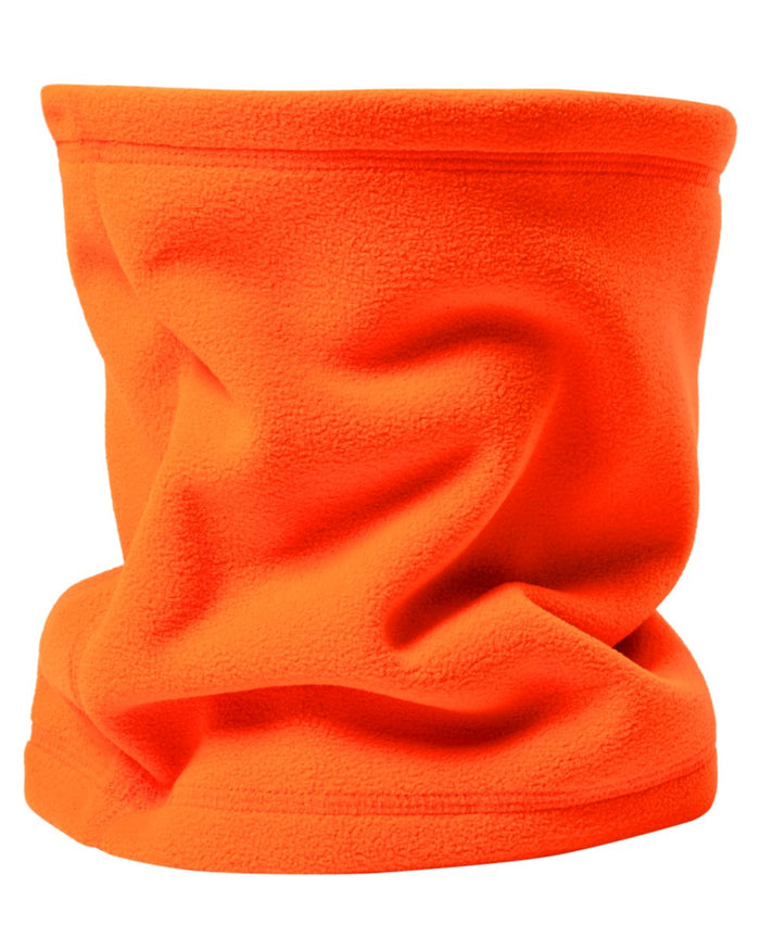 Orange coloured Deerhunter Fleece Neck Tube on white background #colour_orange