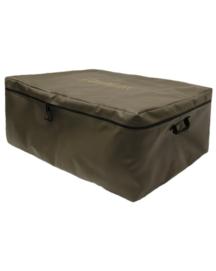 Art Green Coloured Deerhunter Game Bag With Zip Top on white background #colour_art-green