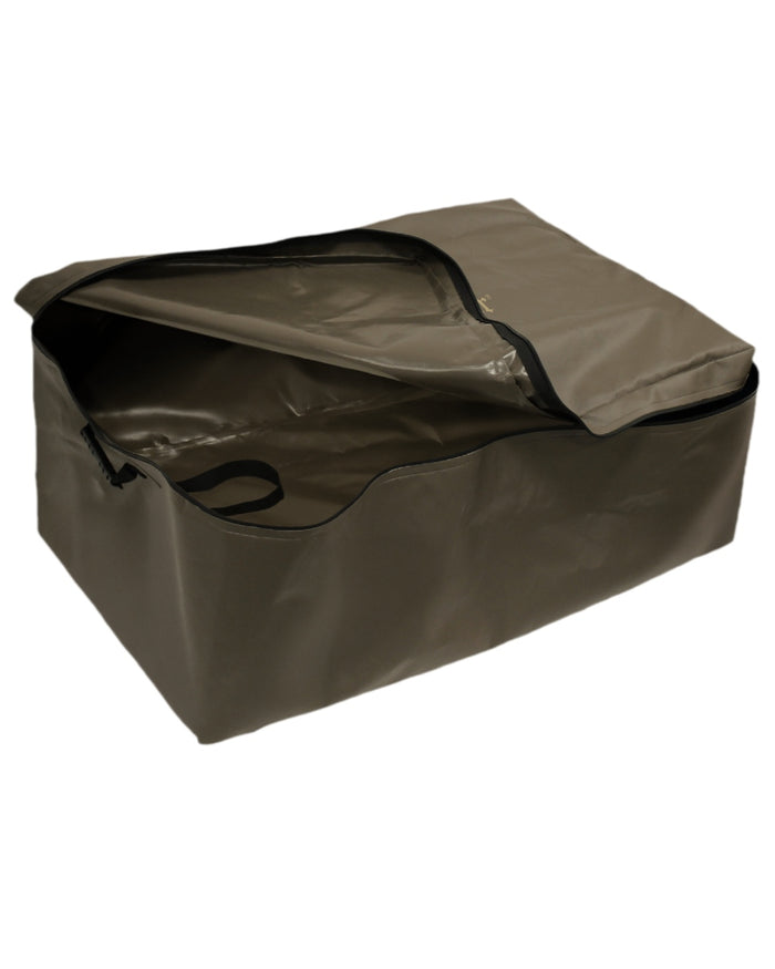Art Green Coloured Deerhunter Game Bag With Zip Top on white background #colour_art-green