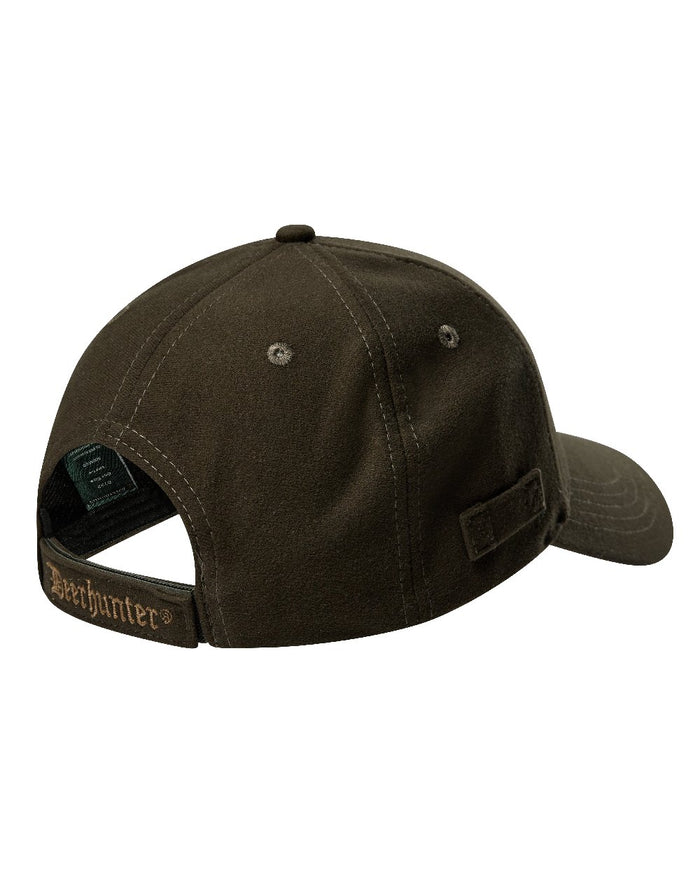 Wood coloured Deerhunter Game Cap on white background #colour_wood
