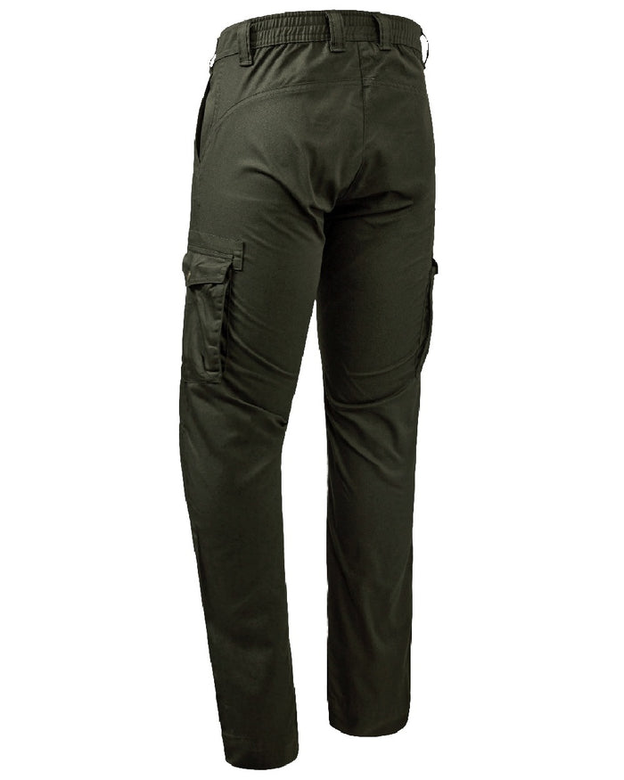 Timber coloured Deerhunter Lady Atlas Trousers on white background #colour_timber