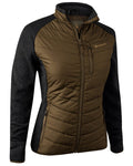Butternut coloured Deerhunter Lady Moor Padded Jacket on white background #colour_butternut