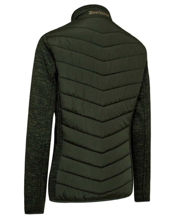 Forest Ember coloured Deerhunter Lady Moor Padded Jacket on white background #colour_forest-ember