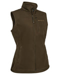 Art Green coloured Deerhunter Lady Muflon Pro Fleece Waistcoat on white background #colour_art-green