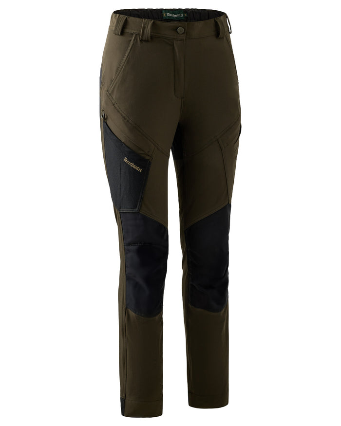 Black Bark Green coloured Northward Trousers on White background #colour_black-bark-green