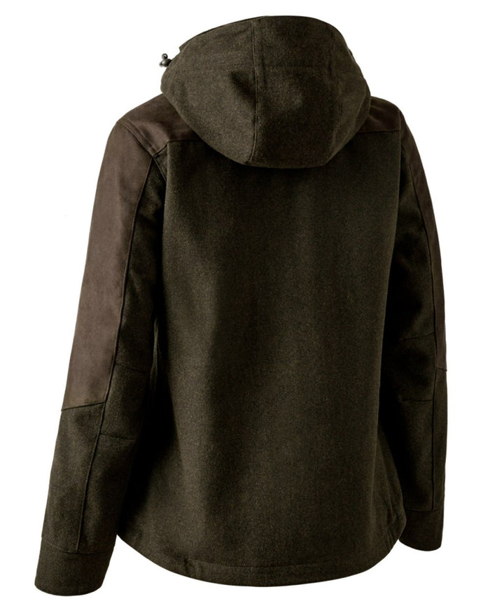 Loden Wood coloured Deerhunter Lady Tatra Active Jacket on white background #colour_loden-wood