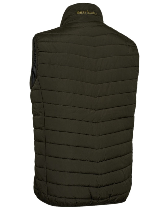 Timber Coloured Deerhunter Moor Fully Padded Waistcoat on white background #colour_timber