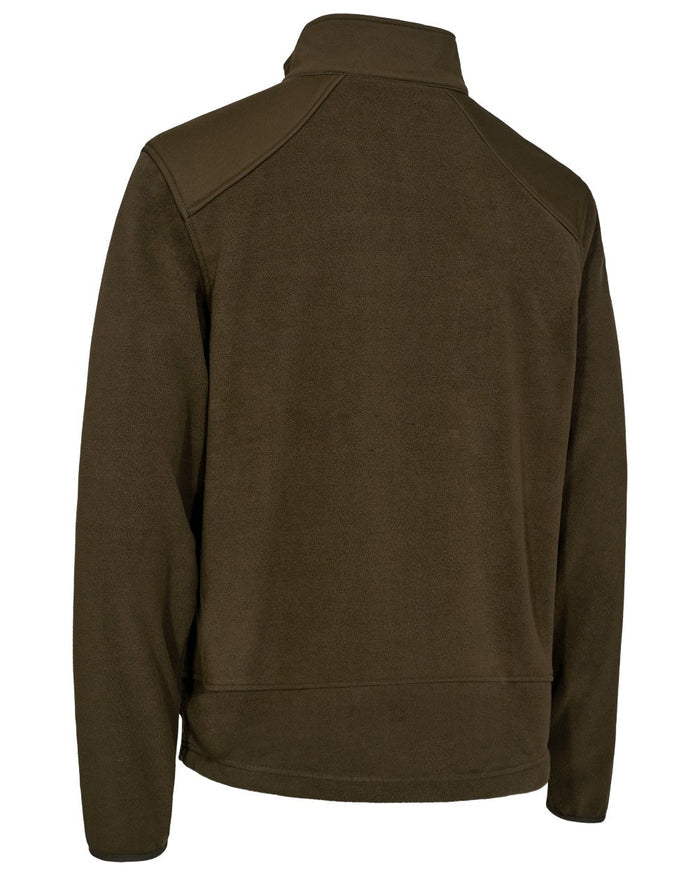 Art Green coloured Deerhunter Mens Muflon Pro Fleece Jacket on white background #colour_art-green