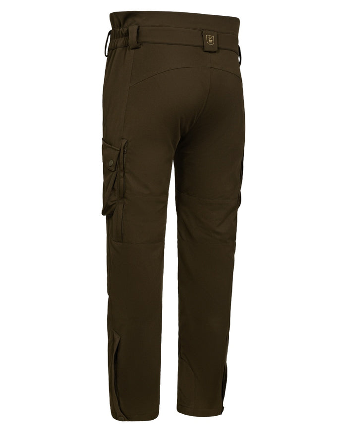 Art Green coloured Deerhunter Mens Muflon Pro Light Trousers on white background #colour_art-green