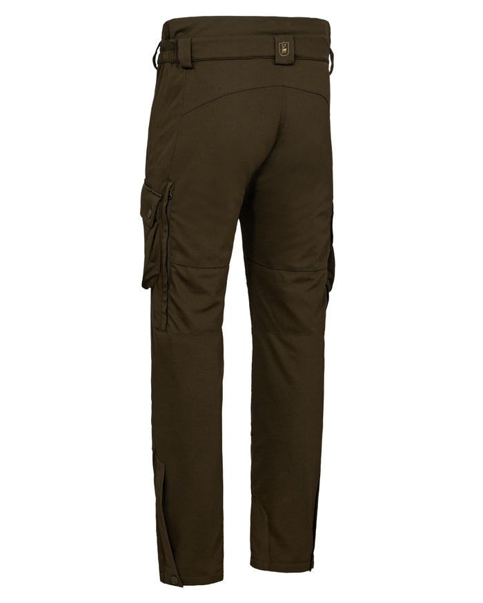 Art Green coloured Deerhunter Mens Muflon Pro Trousers on white background #colour_art-green