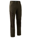 Bark Green coloured Deerhunter Northward Trousers on White Background #colour_bark-green