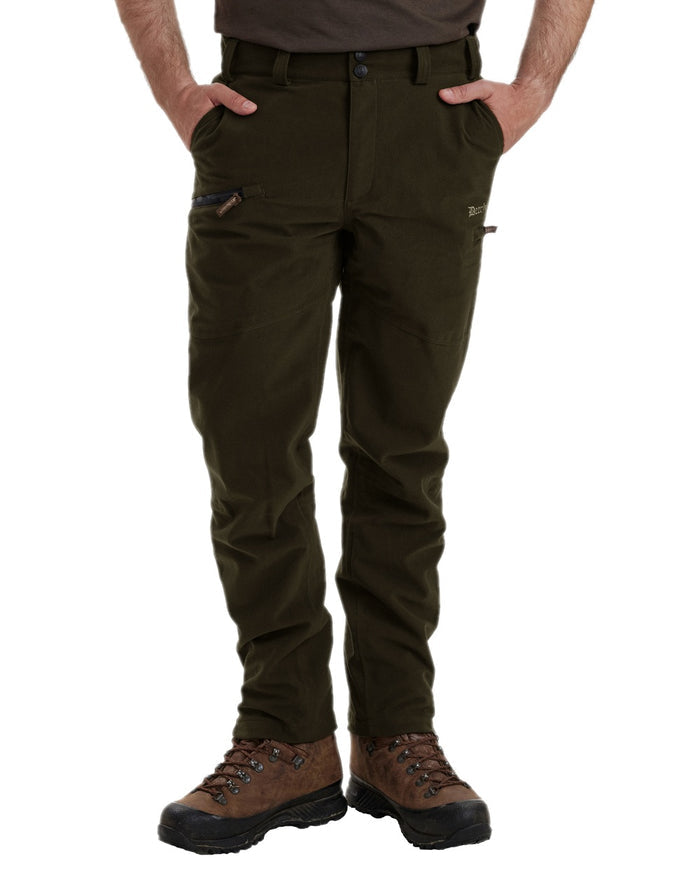 Peat Coloured Deerhunter Pro Gamekeeper Boot Trousers on white background #colour_peat