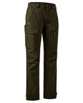 Fallen Leaf coloured Deerhunter Sarek Full Stretch Trousers on white background #colour_fallen-leaf