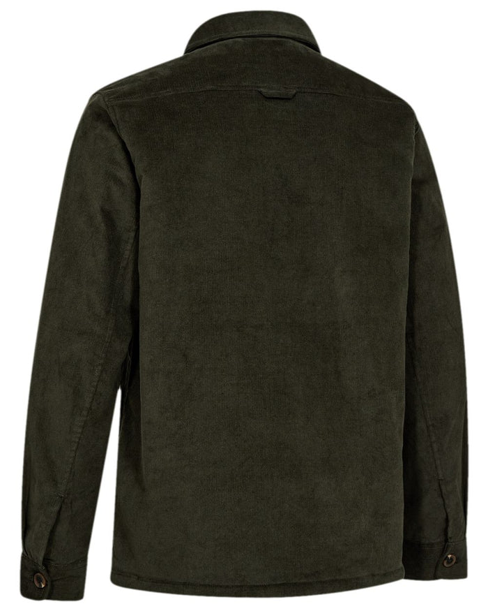 Timber Coloured Deerhunter Sherpa Lined Corduroy Jacket on white background #colour_timber