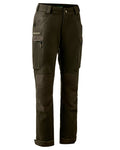 Loden Wood coloured Deerhunter Tatra Trousers on white background #colour_loden-wood