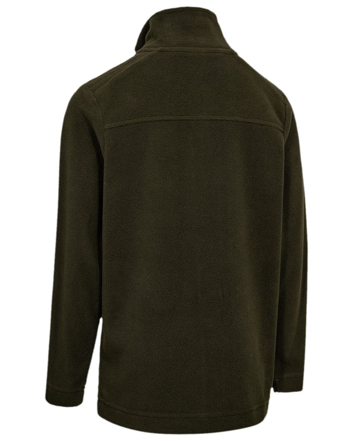 Timber Coloured Deerhunter Youth Atlas Light Fleece Jacket on white background #colour_timber